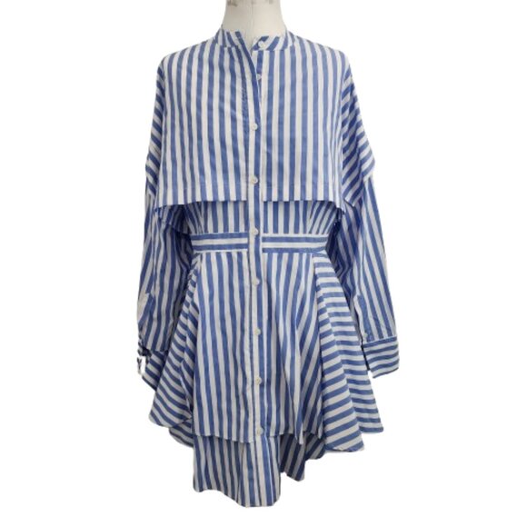 TOV Tops - TOV Multi-Layered Striped Long Sleeve.